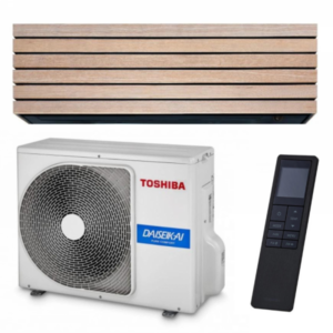 Toshiba klimatizace split 1+1 DAISEIKAI 10 Dřevo 2,5 kW A+++ R32 Wi‑Fi