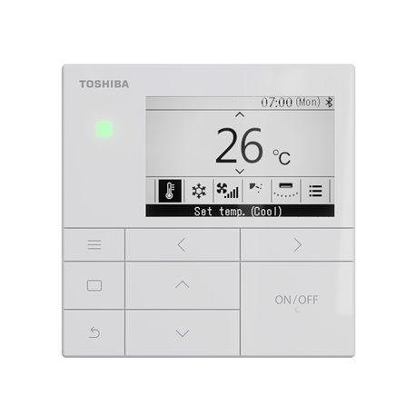 Toshiba Komfortní kabelový ovladač PLUS BT – příslušenství pro 1-Way Cassette / Kazety 60x60 SLIM